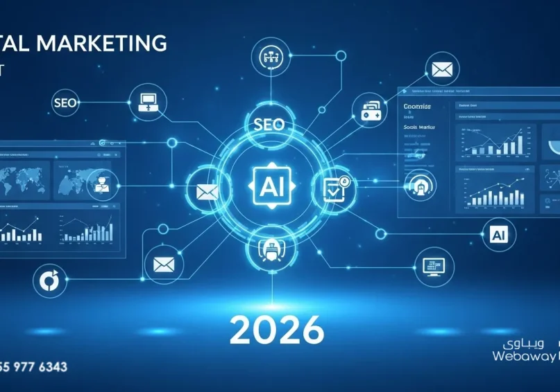 استراتيجية التسويق الرقمي الفعّالة (Digital Marketing Strategy) لشركتك في 2026