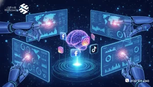 دور الذكاء الاصطناعي في إدارة حسابات السوشيال ميديا 2026 (AI in Social Media Management)