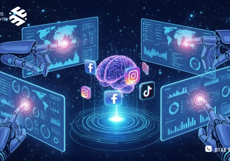 دور الذكاء الاصطناعي في إدارة حسابات السوشيال ميديا 2026 (AI in Social Media Management)