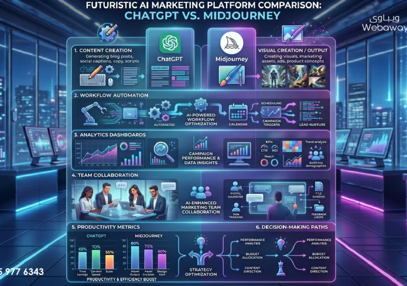 من ChatGPT إلى Midjourney: اختيار أدوات الذكاء الاصطناعي للتسويق | AI Marketing Tools 2026 | تصدر نتائج البحث
