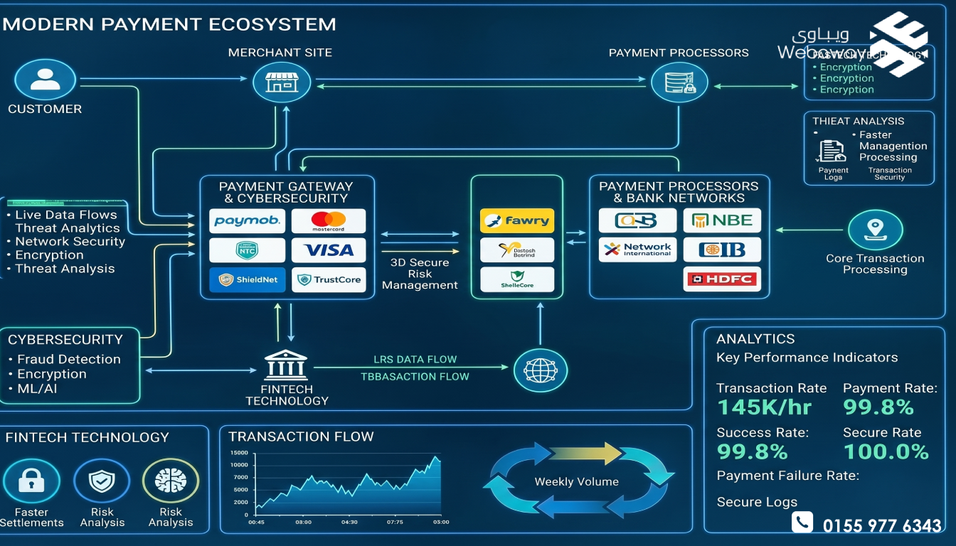 أهم مكونات نظام الدفع الإلكتروني الحديث شرح Payment Ecosystem 2026