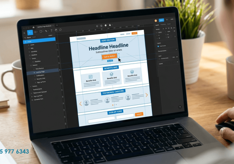 كيفية تصميم صفحة هبوط (Landing Page) تزيد التحويلات دليل عملي خطوة بخطوة لتصميم صفحة هبوط تحول الزوار لعملاء. تعرف على العناصر الأساسية، الأخطاء الشائعة، وأمثلة من السوق المصري.